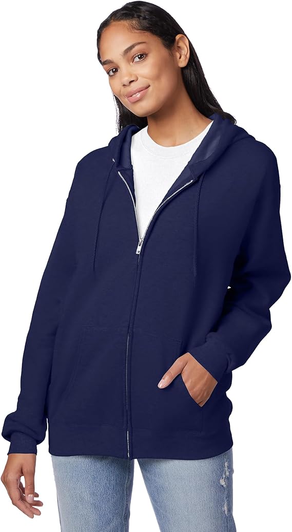 Men's Zip-up Hoodie, Ecosmart Fleece Full-zip Hoodie for Men, Hooded Sweatshirt
